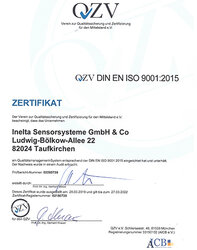 ISO-9001 Zertifikat Zertifizierung nach ISO-9001